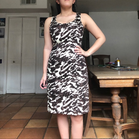 Michael Kors Dresses & Skirts - 🌻Michael Kors | Animal Print cutout back dress